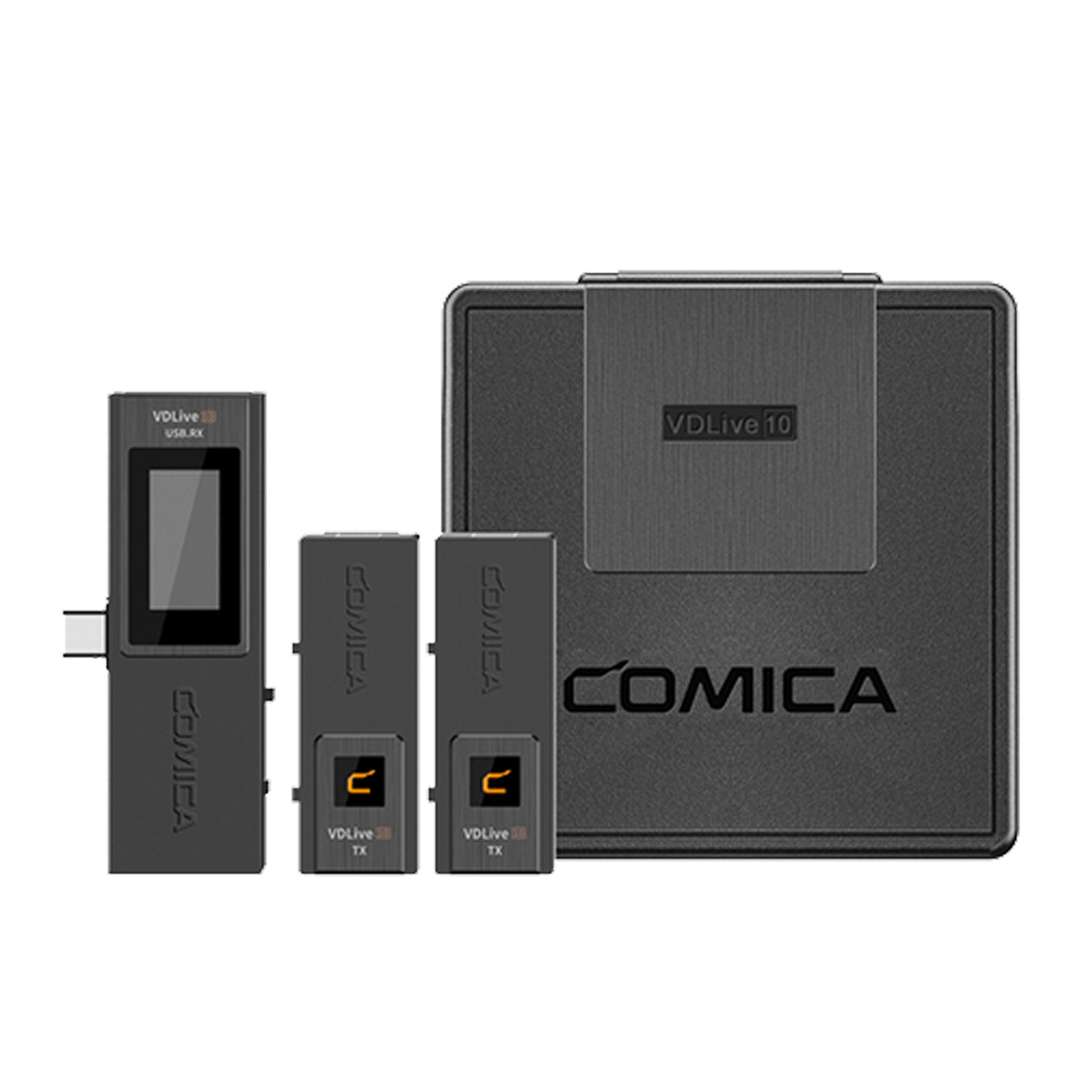 Comica VDLive10 USB Black 2.4 Wireless USB Microphone (Dec Brand Of The Day)
